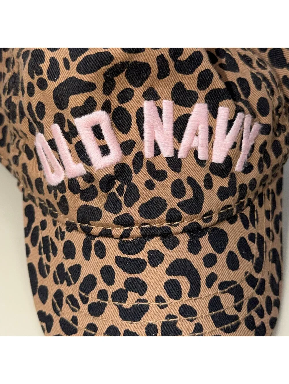 Old Navy Leopard Print “Old Navy” Baseball Cap Hat XS